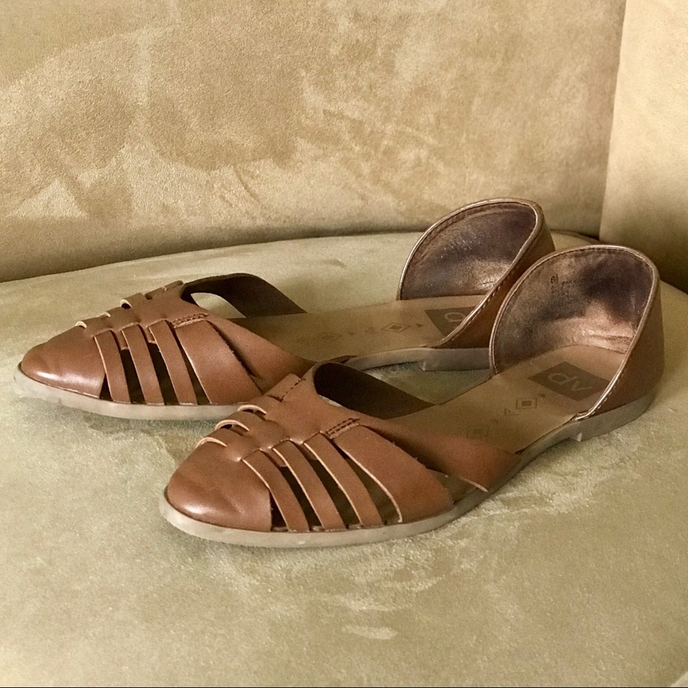 DV Tan Huarache Flats